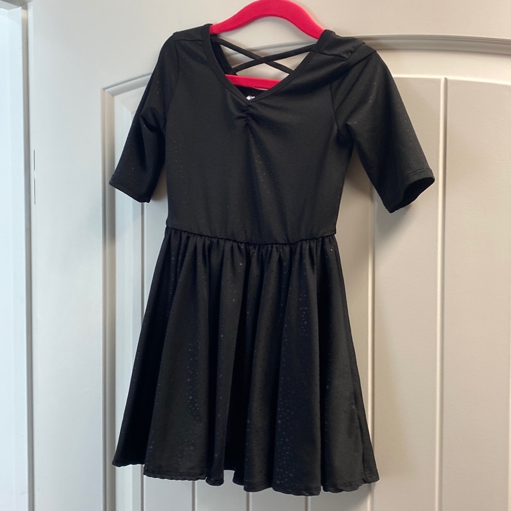Dot Dot Smile solid black dress